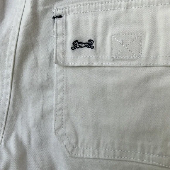 Le Tigre White Straight Leg Pants Drawstring Zip Fly Size 3 - Picture 12 of 14